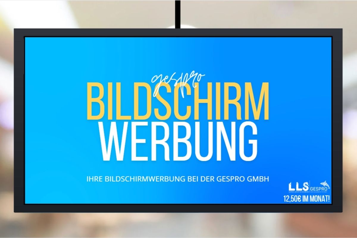 Infomonitor Werbung im Schwimmbad Leipzig